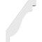 Ekena Millwork 3-in. W x 16-in. D x 22-in. H Copenhagen Architectural Grade PVC Knee Brace BRCP03X16X22CHG - alternate 2